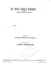 cover: If You Only Knew (from 'Crest Of The Wave'), Ivor Novello, Gesang, Klavier
