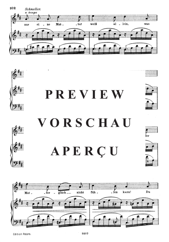 Product gallery: Page 4 of 5 An meinem Herzen, an meiner Brust, Op. 42 No.7, , High Voice and Piano