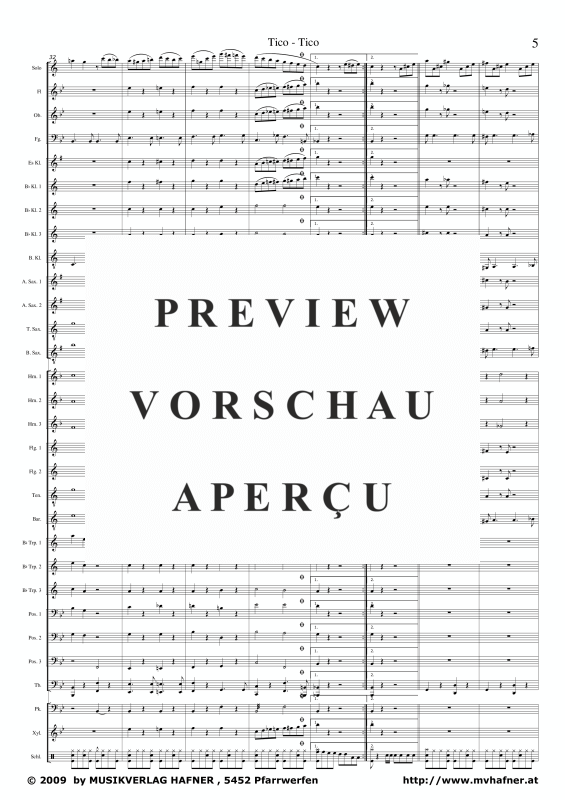 Product gallery: Page 10 of 11 Tico - Tico, , (large wind orchestra)