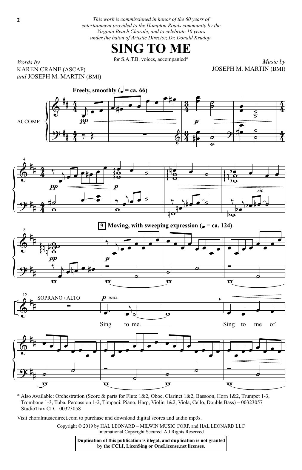 Product picture to: Sing To Me