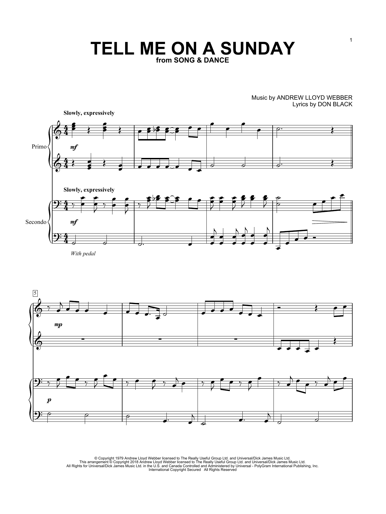 Produktbild zu: Tell Me On A Sunday