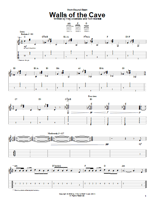 Produktgalerie: Seite 1 von 1 Walls Of The Cave, Phish, Gitarre