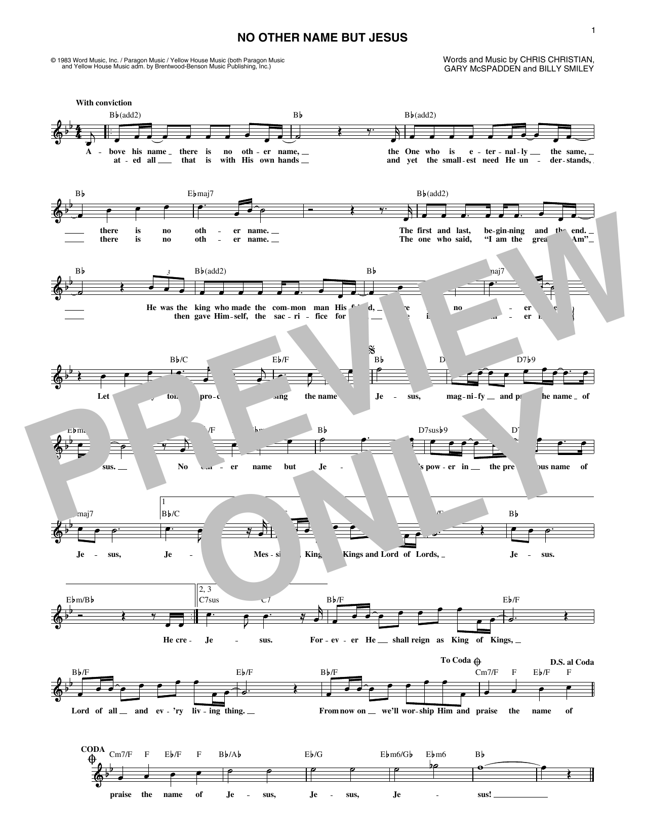 Produktbild zu: No Other Name But Jesus