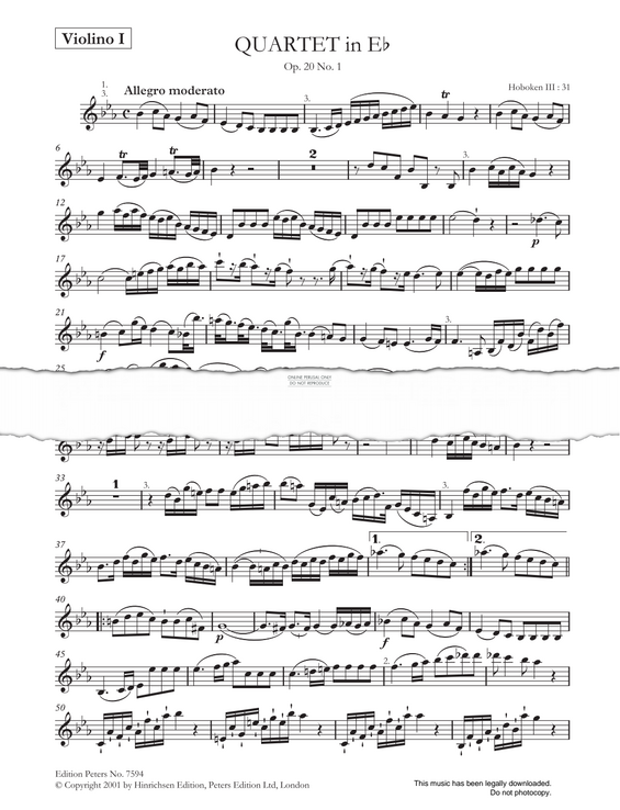 Produktgalerie: Seite 1 von 1 6 String Quartets Op.20 (Hoboken III: 31-36), Joseph Haydn, Violine