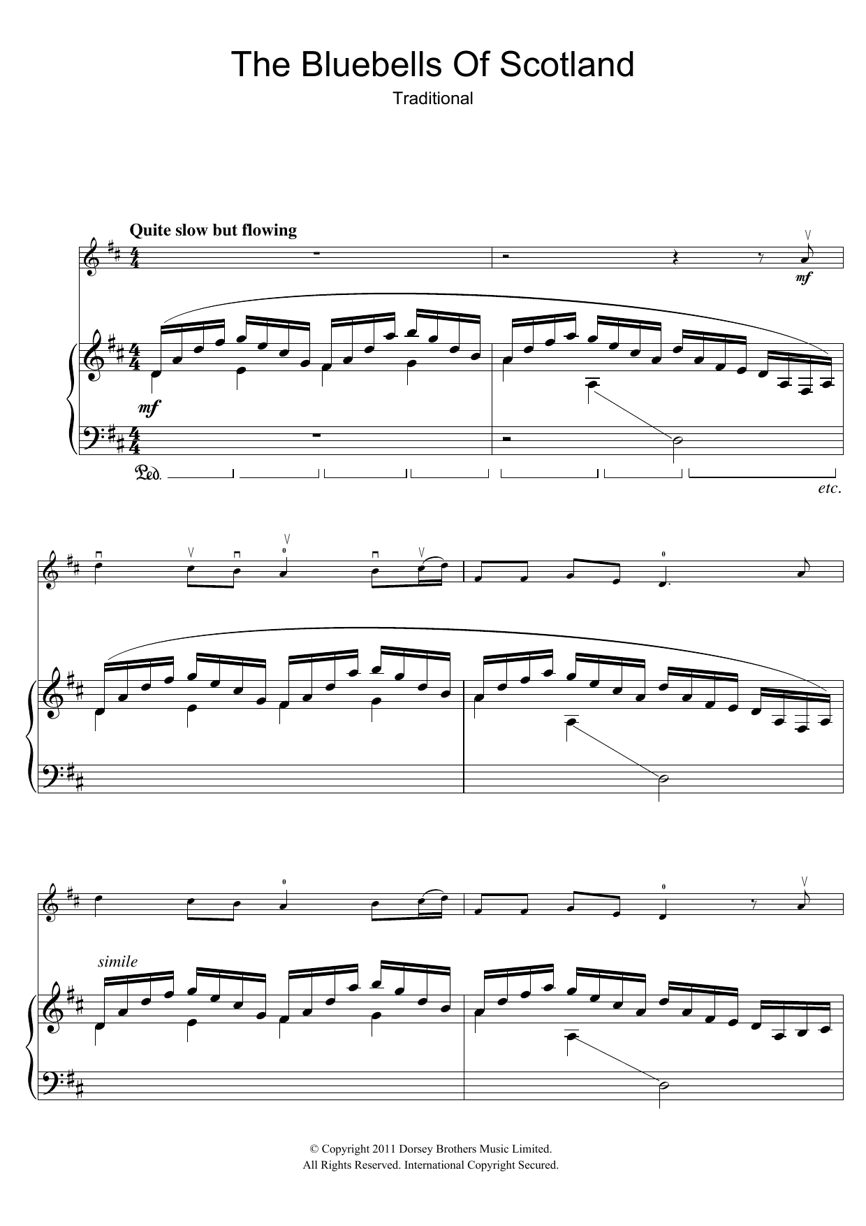 Product gallery: Page 1 of 1 The Bluebells Of Scotland, Traditional