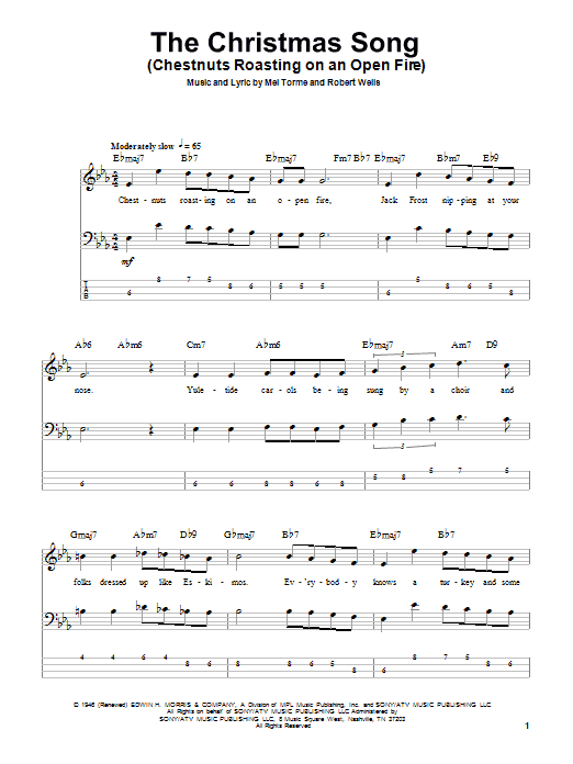 Produktgalerie: Seite 1 von 1 The Christmas Song (Chestnuts Roasting On An Open Fire), Mel Torme, E-Bass