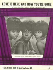 cover: Love Is Here But Now You're Gone, The Supremes