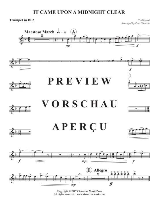 Product gallery: Page 7 of 14 It Came Upon a Midnight Clear , , (Trumpet ensemble 1-9 trumpets)