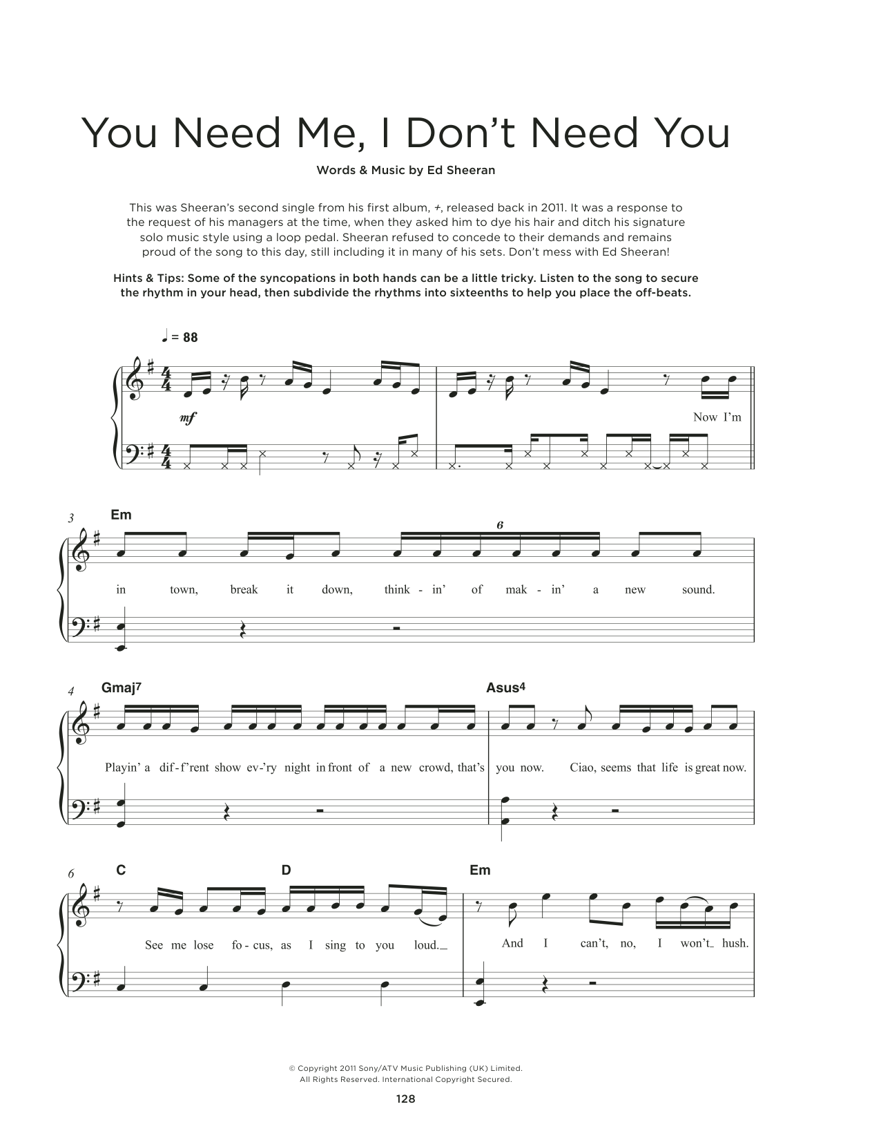 Product picture to: You Need Me, I Don't Need You