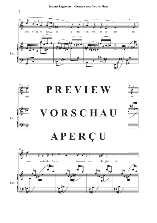 Product gallery: Page 5 of 7 Chanson , , (voice + piano)