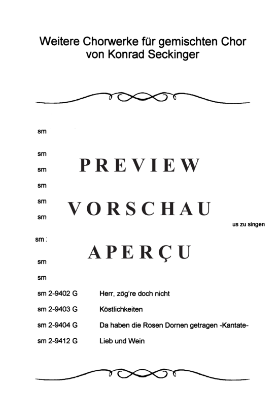 Product gallery: Page 10 of 10 Zwei Lyrismen , , (mixed choir)