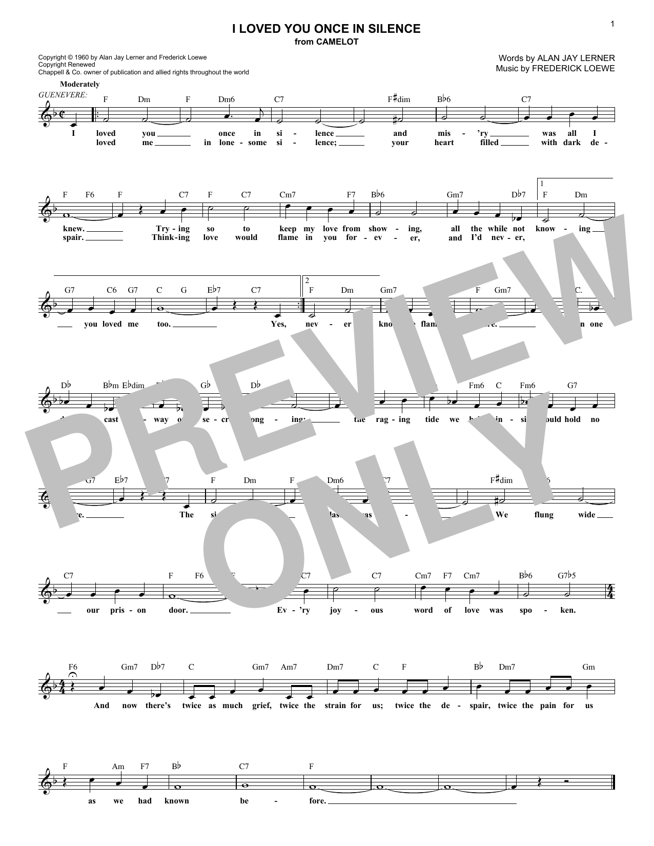 Produktbild zu: I Loved You Once In Silence