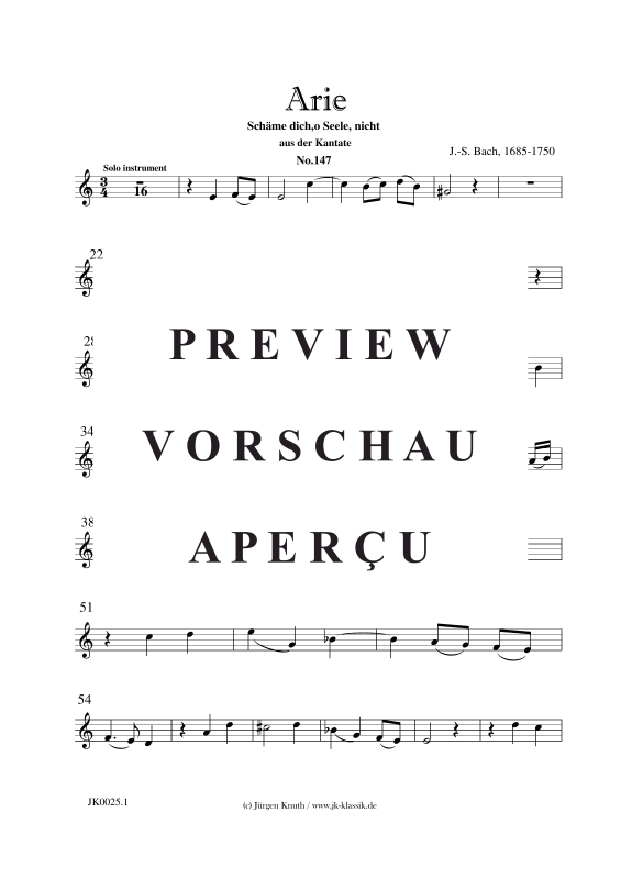 Produktgalerie: Seite 7 von 11 Schäme dich,o Seele, nicht , , (Klavier + Melodie in C)