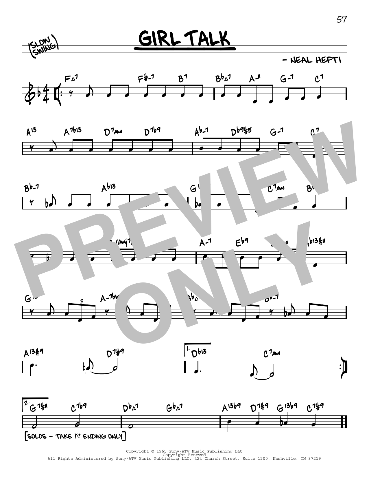 Produktbild zu: Girl Talk (arr. David Hazeltine)