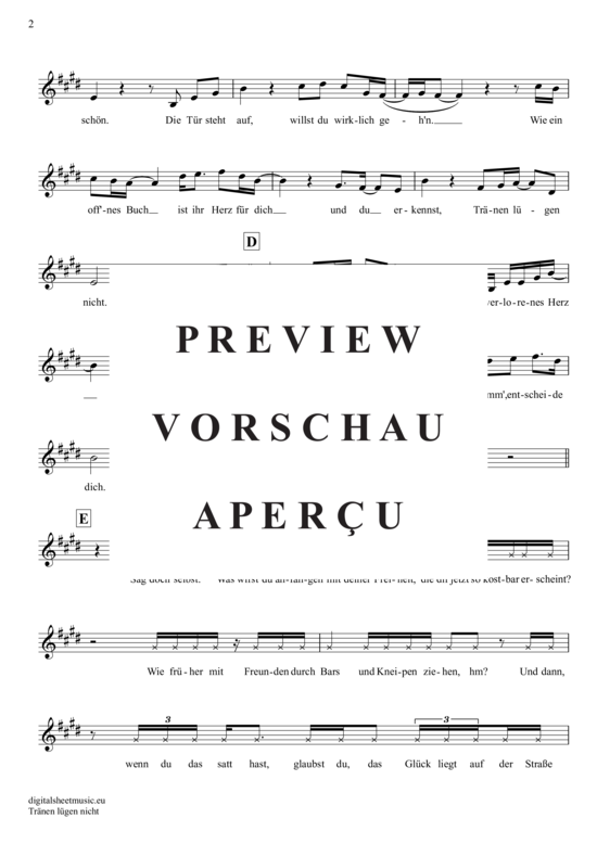 gallery: Tränen Lügen Nicht , Holm, Michael, (Trompete in B)