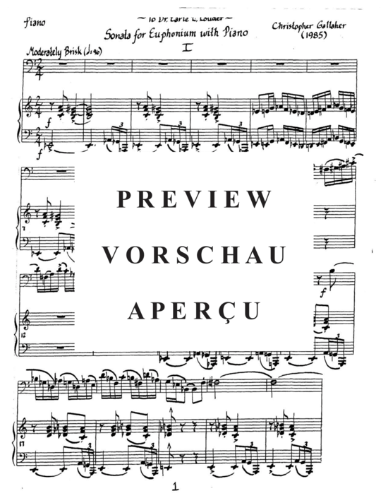 gallery: Sonata , , (euphonium + piano)