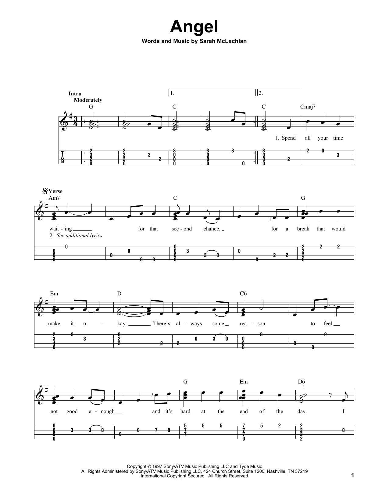 Product gallery: Page 1 of 1 Angel, Sarah McLachlan