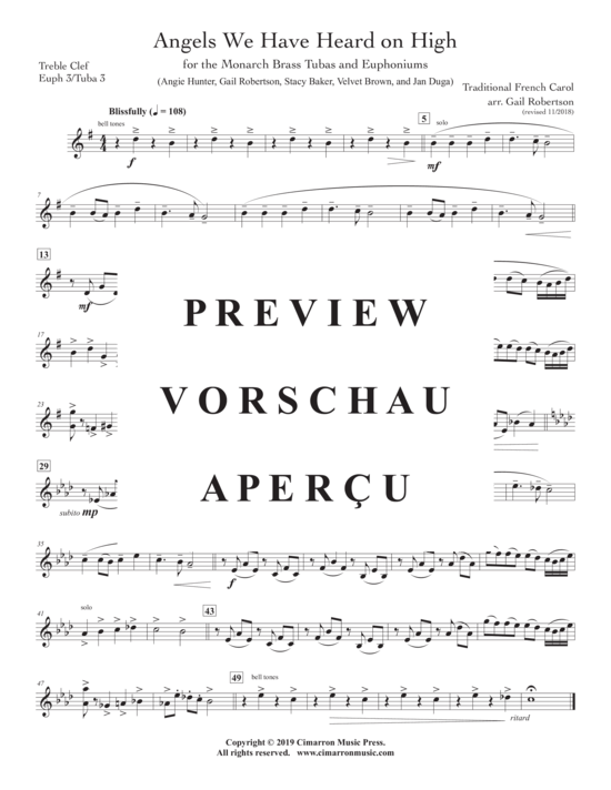 Product gallery: Page 11 of 13 Angels We Have Heard on High , , (Tuba Ensemble EEETT/EETTT)