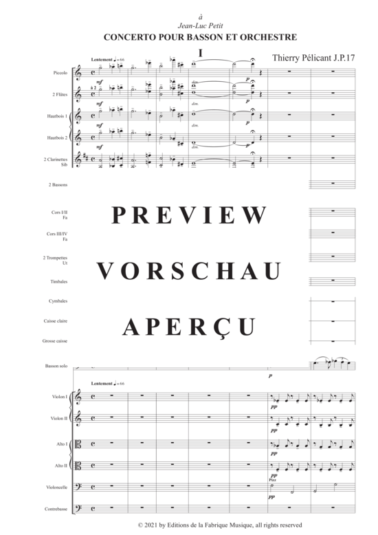 Product gallery: Page 4 of 90 Concerto for Bassoon and Orchestra , , (Bassoon solo +orchestra)