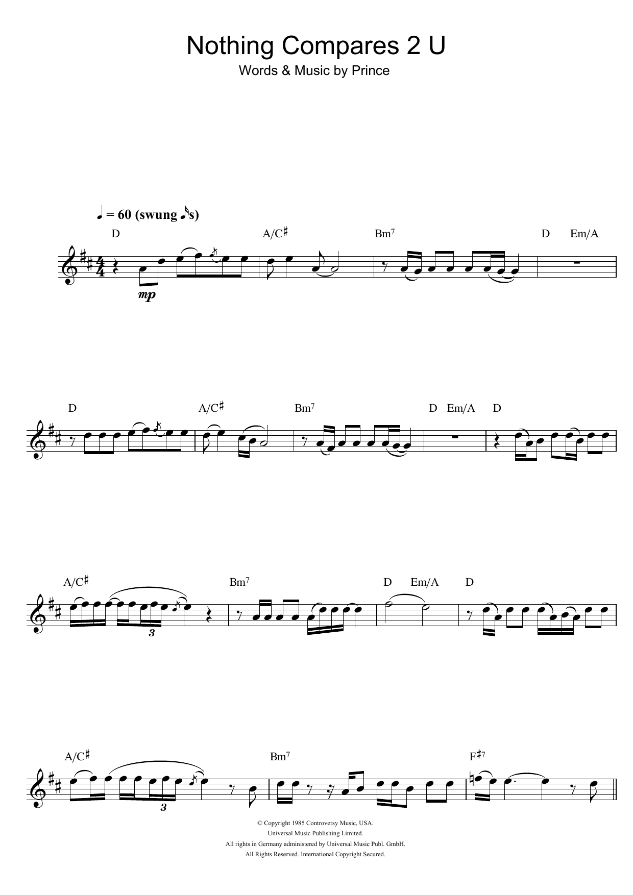 Product gallery: Page 1 of 1 Nothing Compares 2 U, Sinéad O'Connor