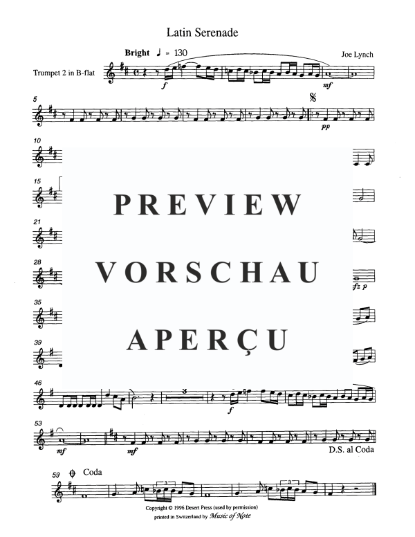 Product gallery: Page 9 of 11 Latin Serenade, , Brass Quintet