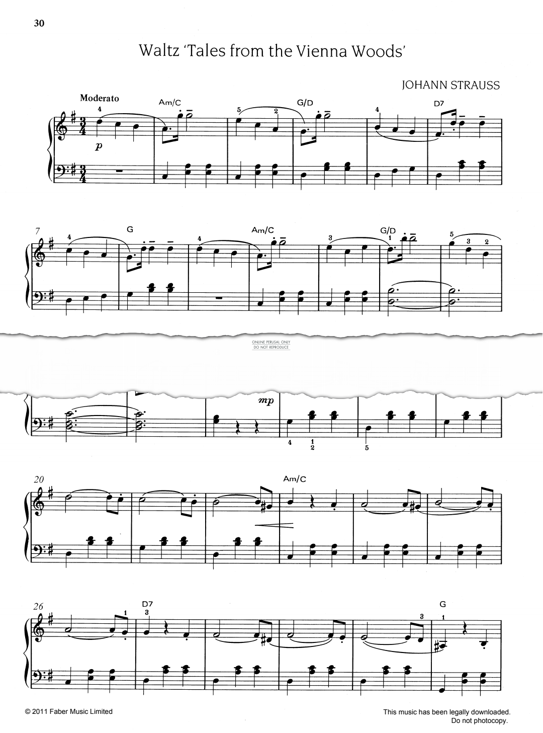 Product picture to: Waltz 'Tales from the Vienna Woods'