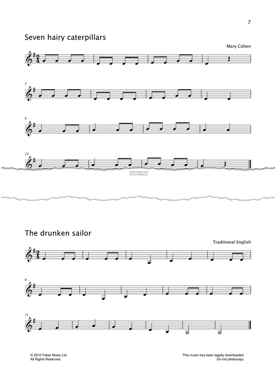 Produktgalerie: Seite 1 von 1 Seven Hairy Caterpillars, Mary Cohen, Violine
