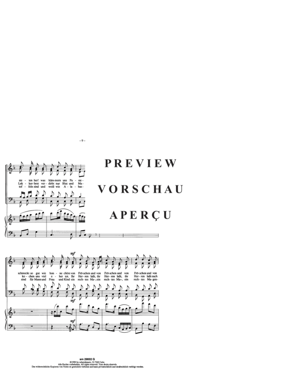 Product gallery: Page 11 of 14 Barocke Lebensfreude , , (baritone solo, mixed choir + piano/harpsichord)