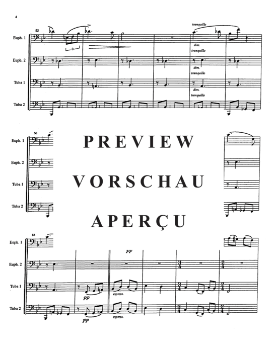 Product gallery: Page 7 of 18 Andante Cantabile , , (Tuba Quartett EETT)