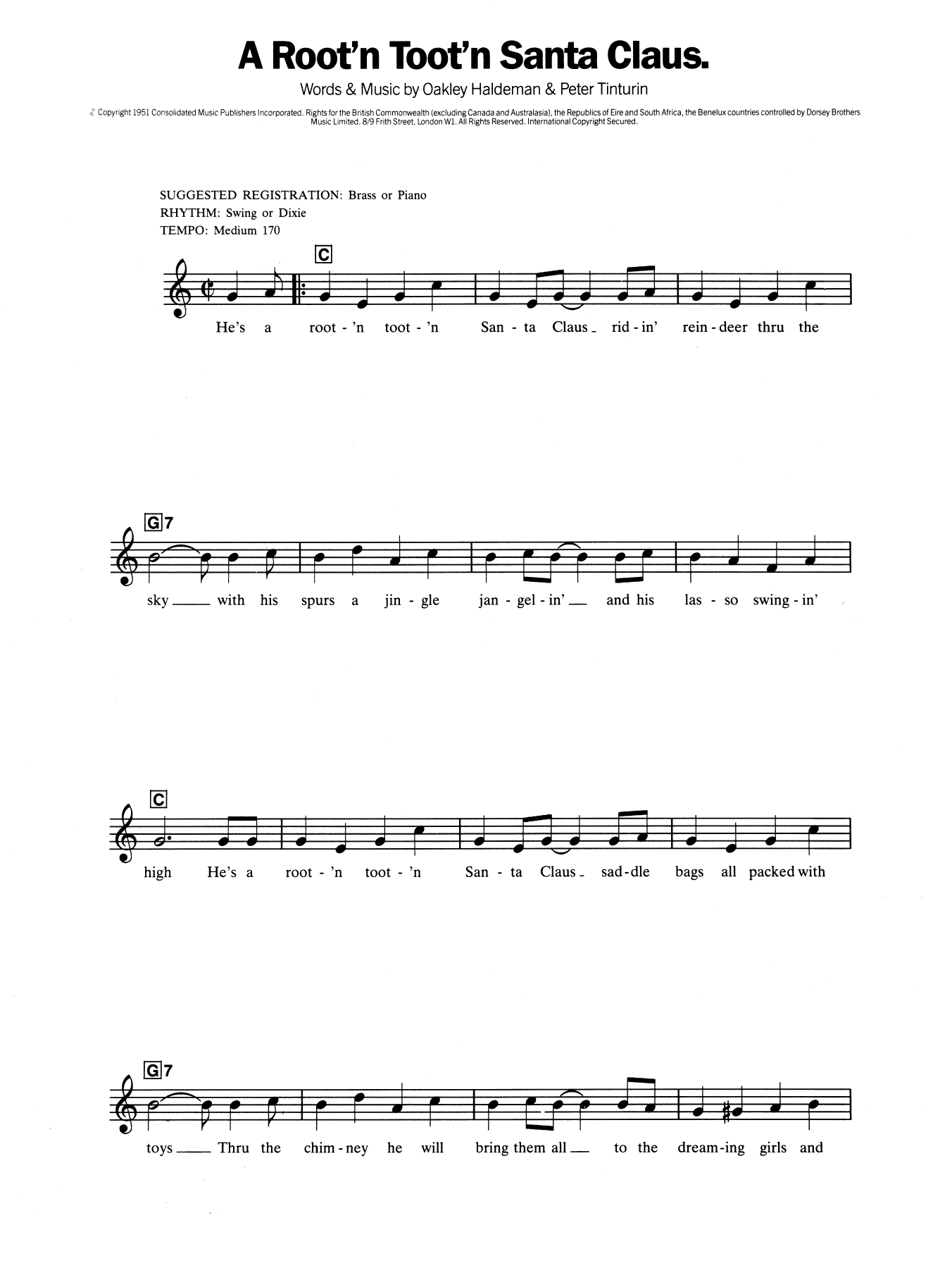 Produktbild zu:  A Rootin' Tootin' Santa Claus - Tennessee Ernie Ford