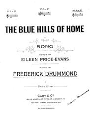 cover: The Blue Hills Of Home, Frederick Crummond, Gesang, Klavier