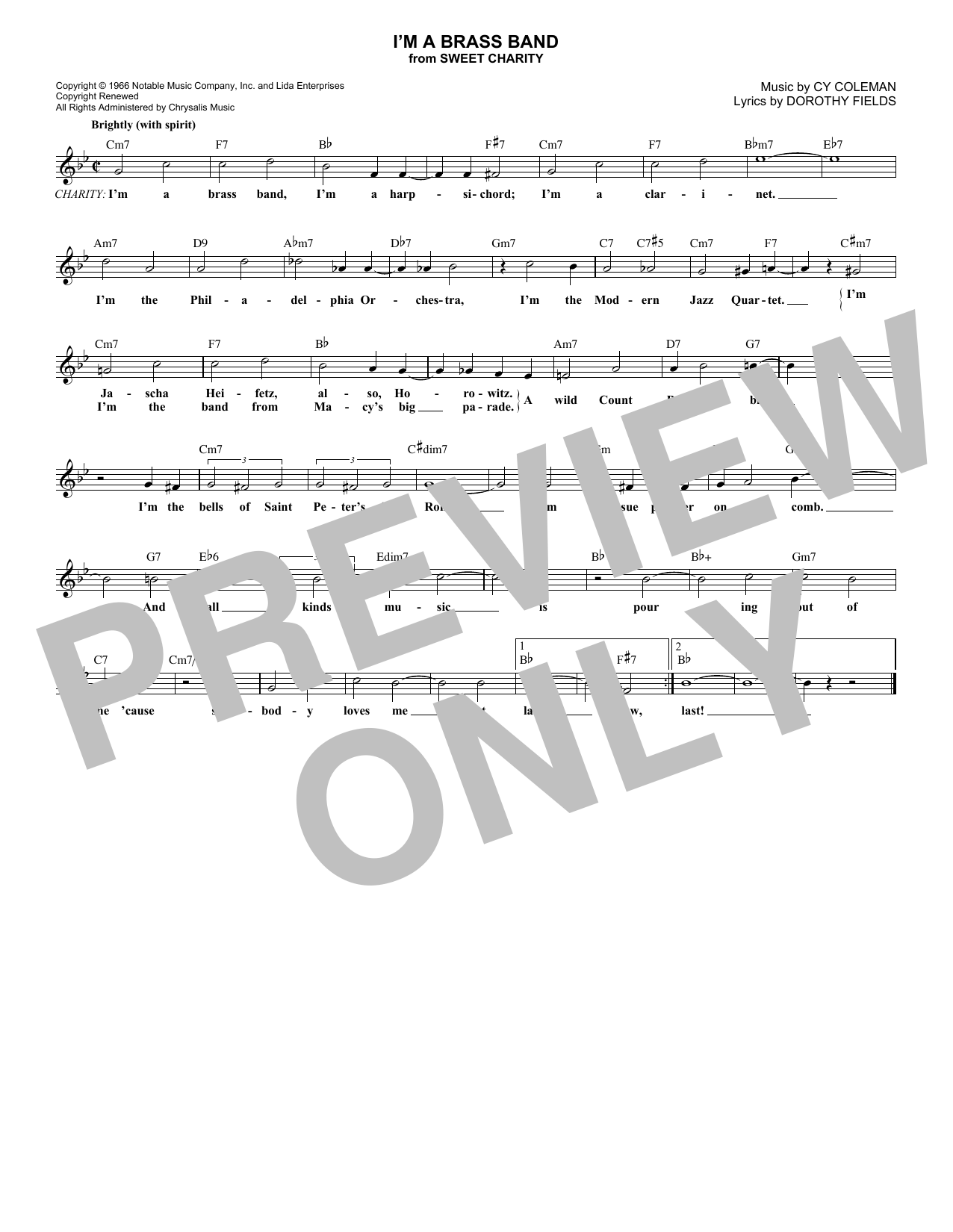 Produktbild zu: I'm A Brass Band