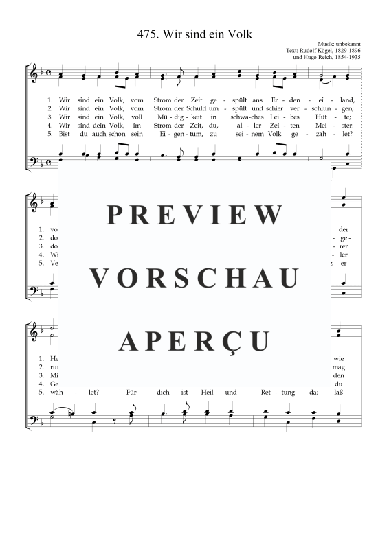 Product gallery: Page 2 of 3 Wir sind ein Volk, , Mixed Chorus