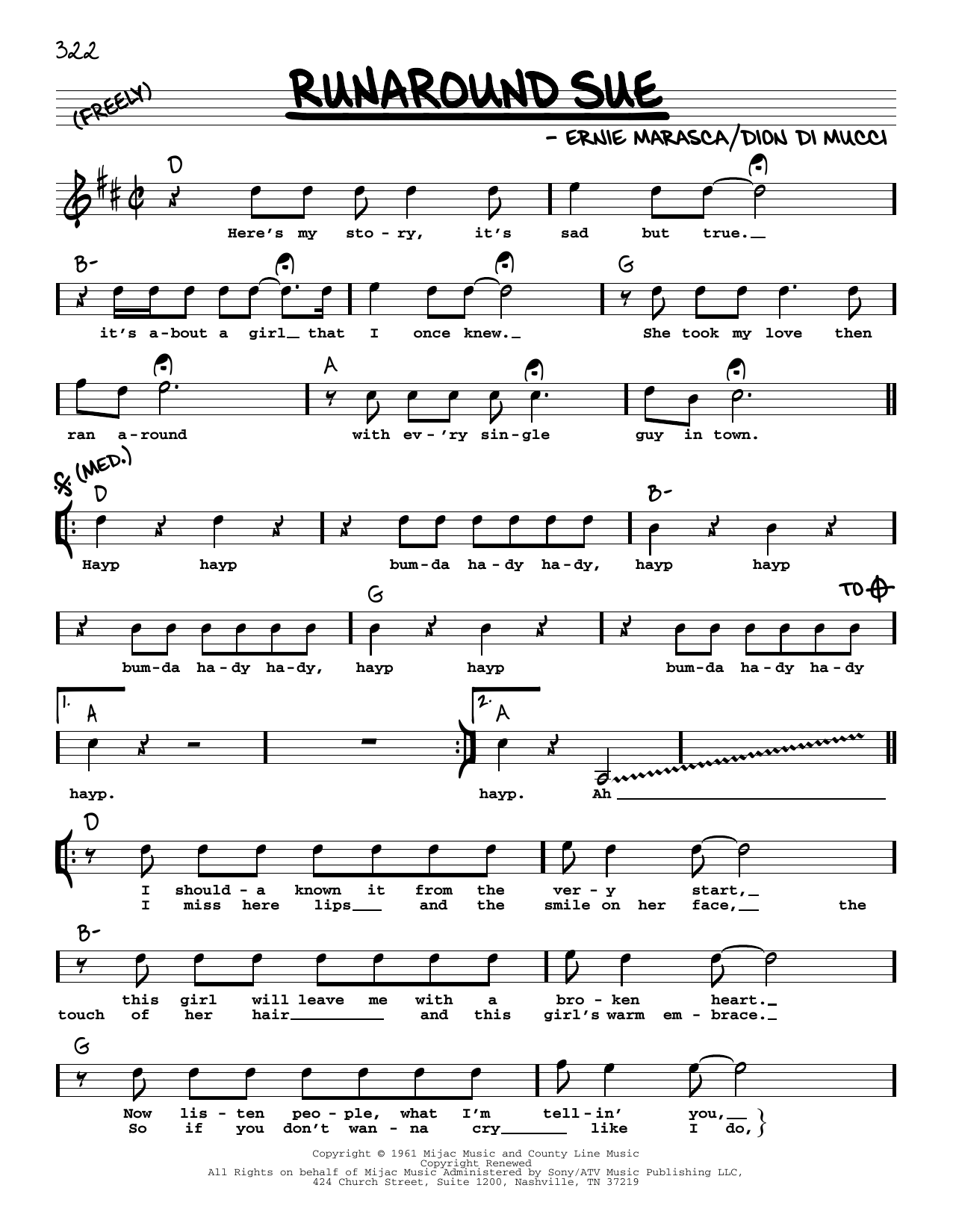Produktbild zu: Runaround Sue
