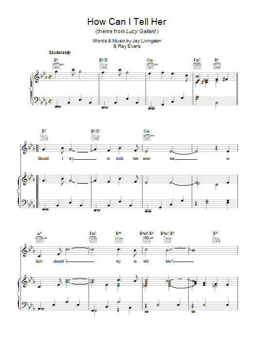 Produktbild zu: How Can I Tell Her (theme from Lucy Gallant)