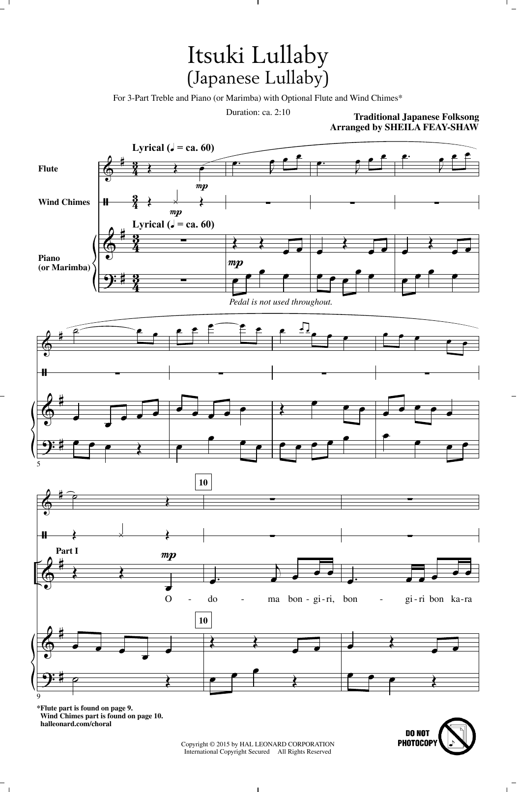 Produktbild zu: Itsuki Lullaby