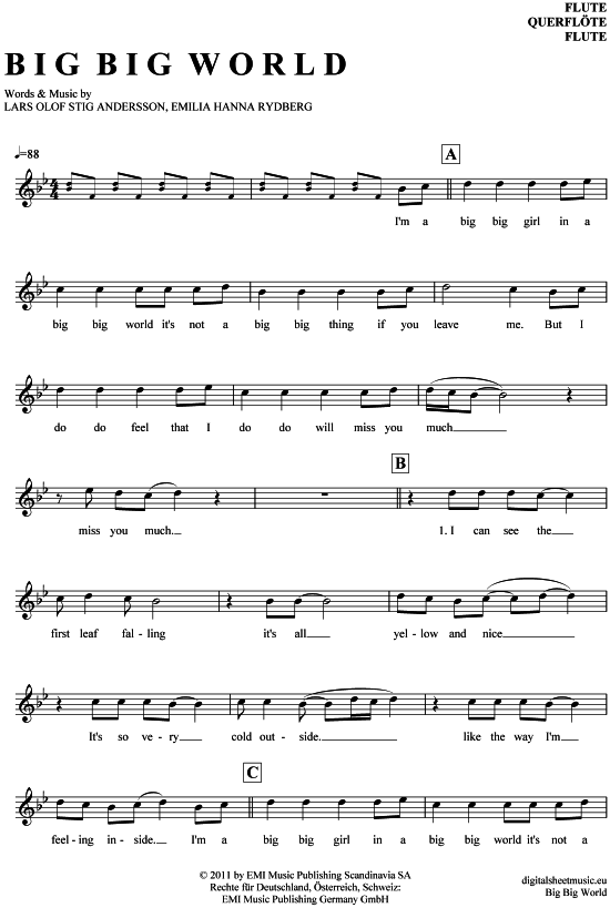 Product picture to: Big Big World Emilia