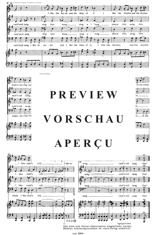 Product gallery: Page 4 of 6 Two Rock n Roll Songs , , (mixed choir + piano)