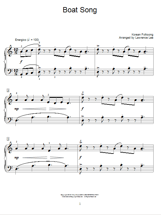 Product picture to: Boat Song