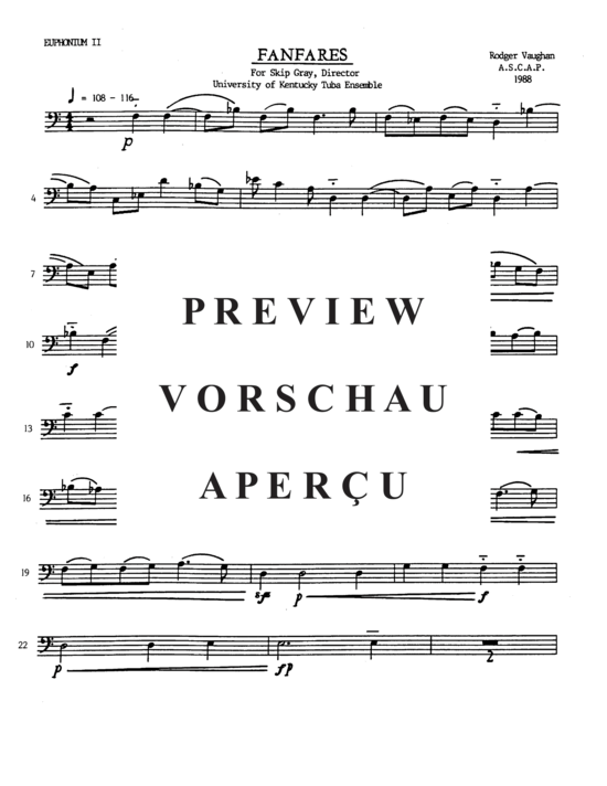 Product gallery: Page 5 of 10 Fanfares , , (Tuba Quartett EETT)