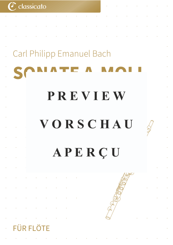 gallery: Sonate a-Moll, , (Querflöte)
