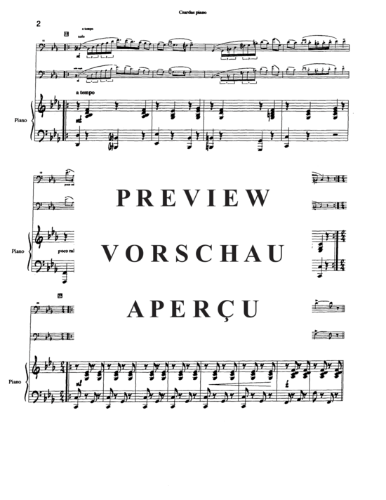 Produktgalerie: Seite 4 von 18 Csardas (Duet with Piano) , , Euphonium, Tuba und Klavier