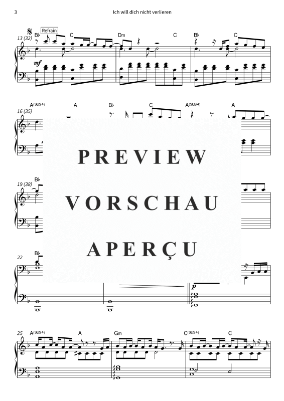 gallery: Ich will dich nicht verlieren, Vera Klima, (Klavier Solo)