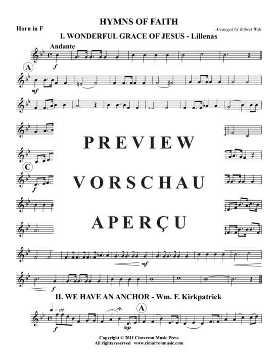 Produktgalerie: Seite 10 von 15 Hymns of Faith , , (Blechbläser-Quintett)