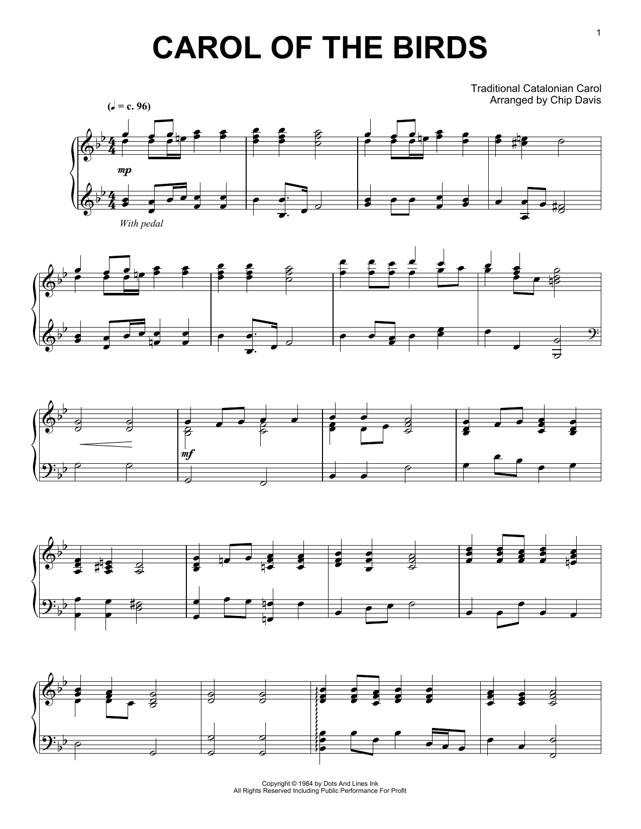 Produktbild zu: Carol Of The Birds