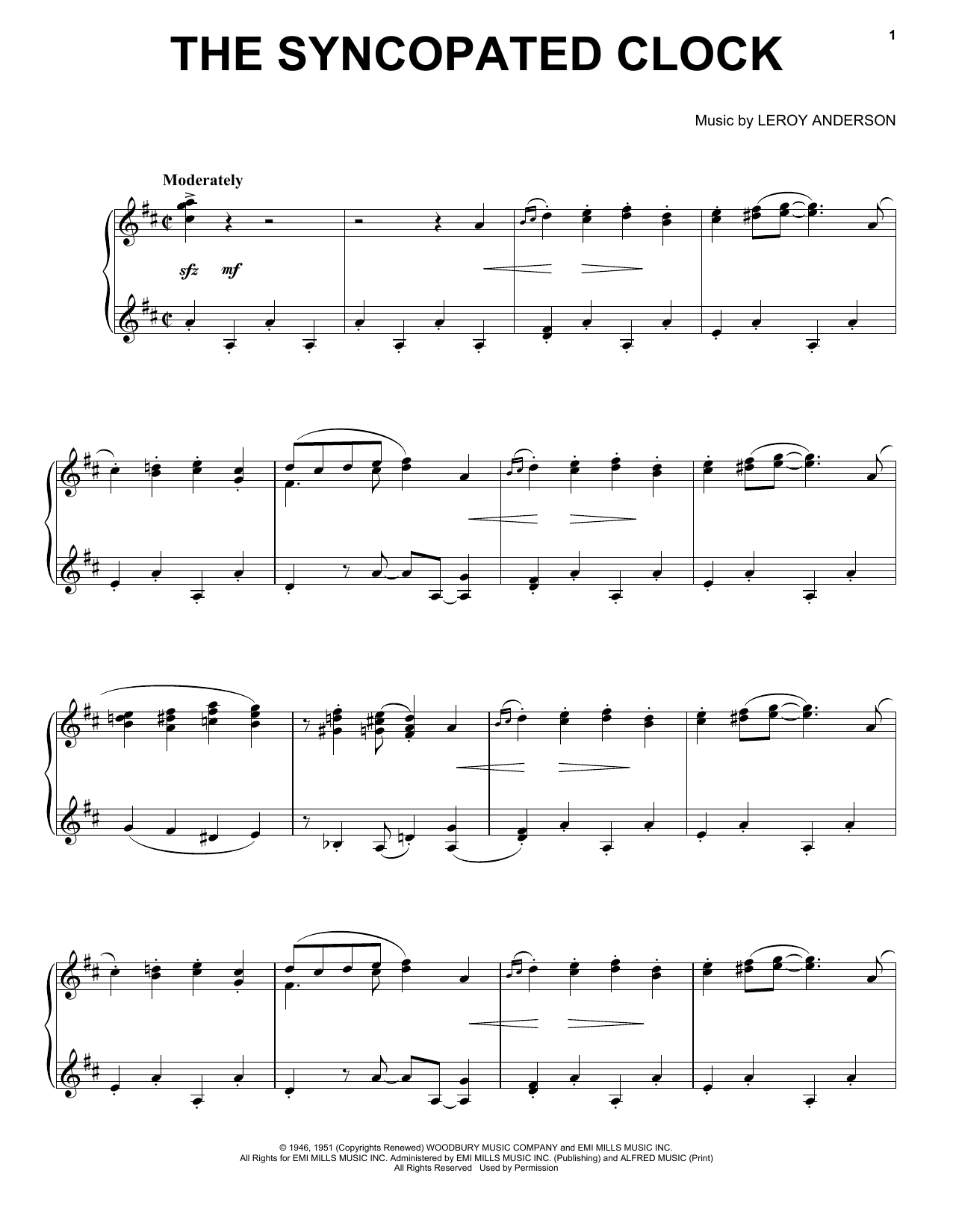 Produktbild zu: The Syncopated Clock
