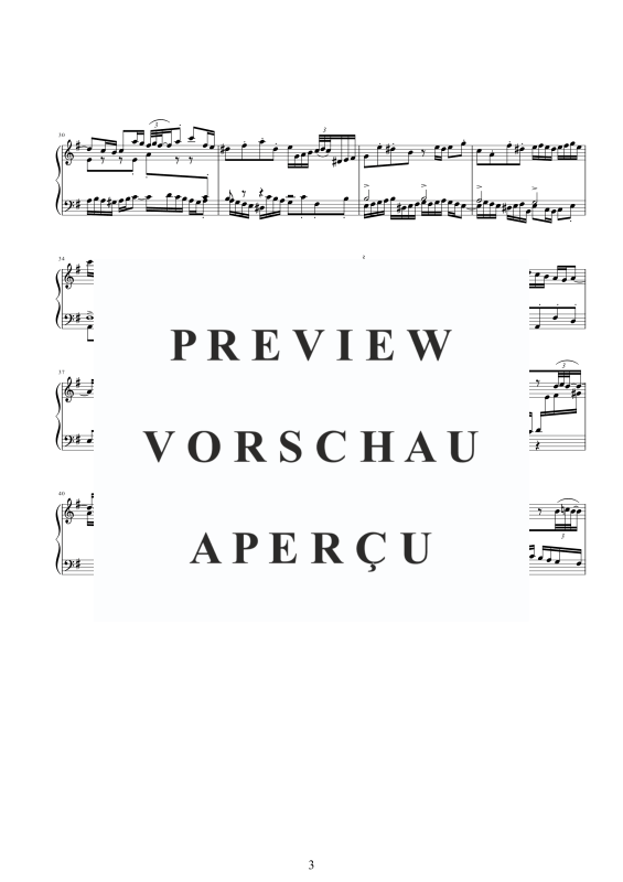 Produktgalerie: Seite 4 von 7 Fantasia super in E-Moll BWV 713, , Klavier Solo