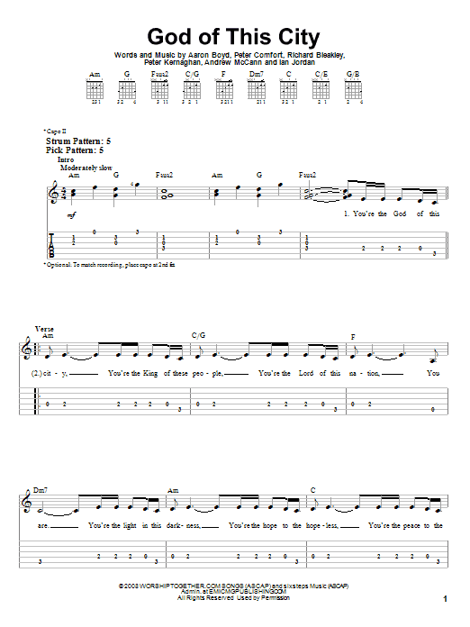Product gallery: Page 1 of 1 God Of This City, Chris Tomlin