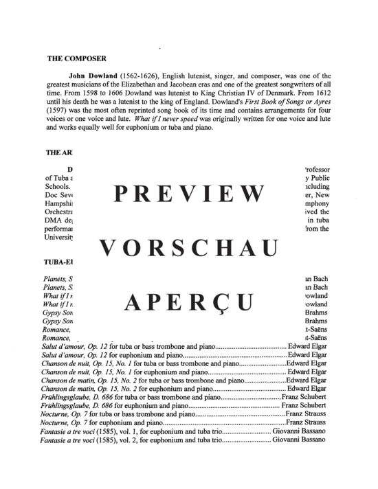 Product gallery: Page 3 of 8 What if I Never Speed , , (tuba + piano)