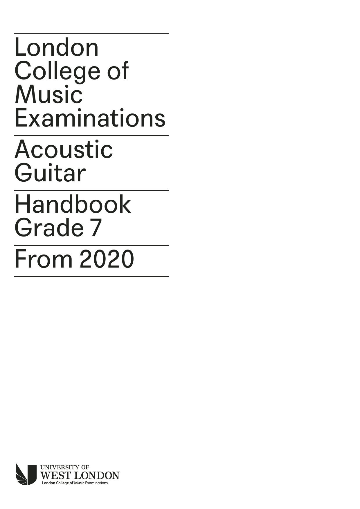Produktgalerie: Seite 1 von 1 LCME Acoustic Guitar Handbook Grade 7 2020, LCME